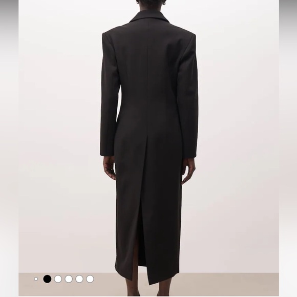 Because Of Alice Black Asymmetric
Tailored Longline Coat - Picture 2 of 5